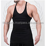 Men Gym Cotton Gym Vest Clothing Men Stringer Tank Tops Bodybuilding Fitness Cotton Top OEM Logo Printing - Product Image 2