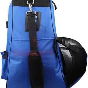 Construction durable de sac de casque élégant de haute qualité avec des options de transport flexibles intérieures souples Logo personnalisé Large ouverture-en vente! - Product Image 1