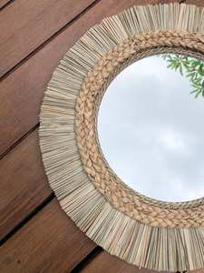 100% Natural Seagrass <b>Mirror</b> Decor <b>Mirror</b> <b>Wall</b> Hangings Home Decor <b>Wall</b> <b>Mirrors</b> Home Decor Modern Made in Vietnam Wholesale - Product Image 3
