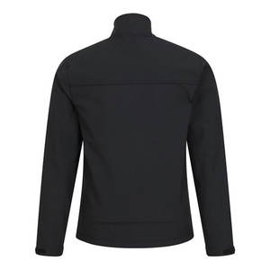 Chaqueta Softshell ligera ajustada a la moda para hombre al por mayor, lona impermeable con cuello levantado, precio bajo - Product Image 3
