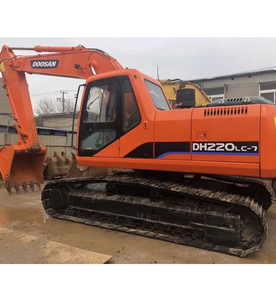Excavadora de cadenas Doosan DH220LC-7 usada de 22 toneladas, maquinaria de ingeniería Doosan DH220 de segunda mano con certificación CE EPA - Product Image 6