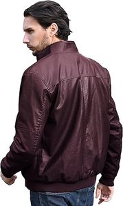 Chaqueta de Piel de Vaca para Hombre, Transpirable, Ecológica, de Secado Rápido, Cálida para Invierno, Cuello Alto, Informal, Personalizable, de Alta Calidad y Razonable - Product Image 3