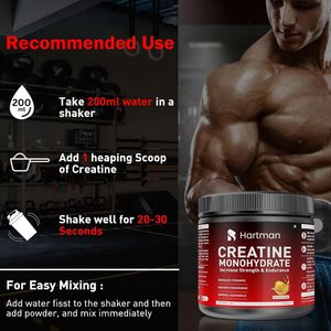 <b>Creatine</b> Monohydrate for Muscle Strength Power Energy ATP Production and Intense Workout Endurance - Product Image 2