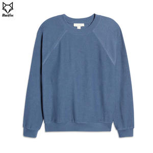 Sudadera de lana de algodón con cuello redondo para mujer logotipo personalizado ajuste regular para sudaderas con capucha y sudaderas de invierno - Product Image 4