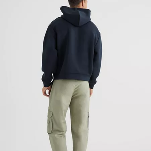 Sweat-shirt unisexe surdimensionné de haute qualité, en coton lourd et écologique, impression de logo personnalisée, service OEM, automne - Product Image 2