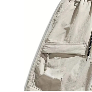 Pantalones Cortos de Verano para Hombre, de Poliéster/Algodón de Secado Rápido, Cintura Elástica, Corte Holgado, Múltiples Bolsillos, Ligeros, Frescos y Transpirables, TWILL - Product Image 6