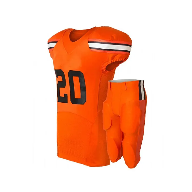 High quality sports wear football uniform for men quick dry Sublimated Easy wear Comfortable American Football Uniform for men
