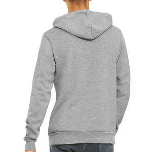 Heather Gray Hoodies Bella + Canvas Unisex Poly-Cotton Fleece Pullover Hoodie (3719) - Product Image 3