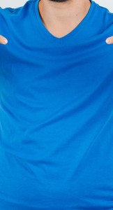 Nouveauté T-shirt formel pour homme couleur personnalisée respirant à manches longues séchage rapide logo personnalisé imprimé mélange polyester/coton - Product Image 5