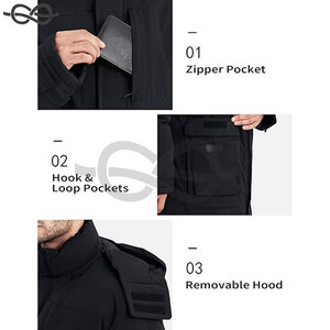 Parka extra longue Manteau d'hiver Veste doudoune à capuche Vêtements d'extérieur lourds, chauds et résistants à l'eau pour la protection contre le froid - Product Image 4