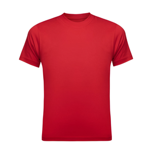 T-shirt décontracté en jersey de coton, mélange 50/50, séchage rapide, respirant, coupe classique, manches courtes, col rond, logo personnalisé sur le devant, 300g - Product Image 2