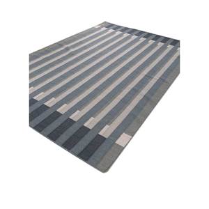 พรมขนสัตว์ทอลายตารางสีน้ำเงินลายเพชรทรงสี่เหลี่ยมผืนผ้าสำหรับตกแต่งห้องนอนและห้องนั่งเล่นรุ่น ADWL-13138 - Product Image 2