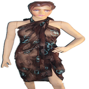 Nouvelle arrivée 100% viscose rayonne sarong paréo personnalisé indien couverture de plage avec impression mer vente en gros directe du fabricant - Product Image 1