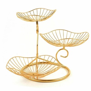 Panier de fruits en fil de fer à 3 niveaux, couleur noire, décoration de table, hôtel, restaurant, meilleures ventes, taille personnalisée - Product Image 3