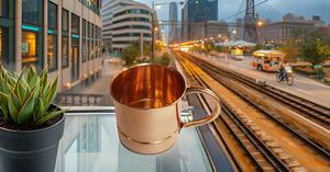 Fabriqué à la main 100% pur cuivre massif Moscou Mule pour tasses 14 oz capacité Mini/Shot tasses belle Moscou Mule tasse - Product Image 4