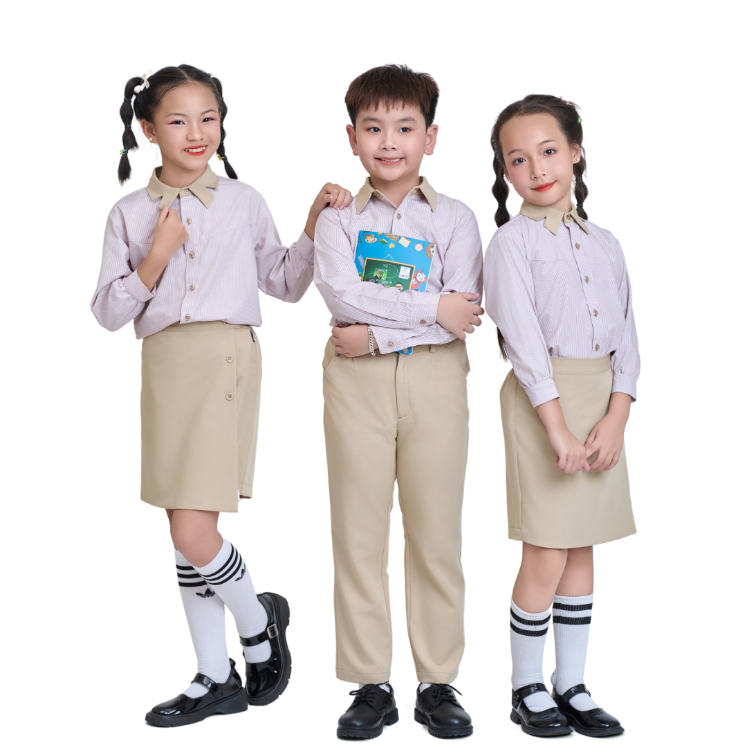 สีชมพู + สีเบจ