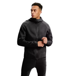 Sudadera con Capucha y Cremallera Personalizada de Alta Calidad para Hombre, Conjuntos Deportivos al por Mayor, Sudadera con Capucha Unisex de Felpa Francesa de Algodón, con Cremallera Completa, Gruesa - Product Image 6