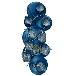 2025 High Quality Luxury Modern Metal <b>Leaf</b> Shape <b>Wall</b> Art <b>Decor</b> Pastel Color Electric <b>Wall</b> Hanging Hot Selling Item - Product Image 4