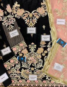 Costume en mousseline de soie Salwar Kameez, robe de Collection de luxe pour mariage, offre spéciale, 2023 - Product Image 2