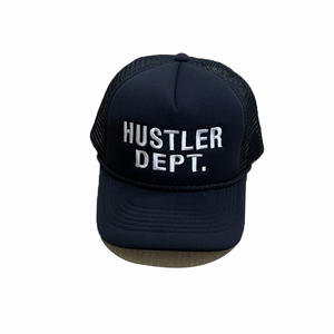 Estilo de moda y ropa de calle deportiva para adultos, diseño ajustable y gorra de camionero de espuma de malla fresca negra de color, hecha en la fábrica de Vietnam - Product Image 1