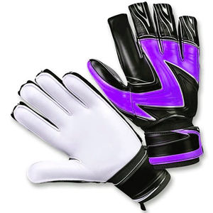 Gants de gardien de but professionnels en silicone rose injecté avec paume en latex blanc, design à coupe plate - Product Image 4