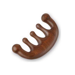 Peigne en corne naturelle de cheveux/peigne de coiffure de soins de santé - Product Image 5