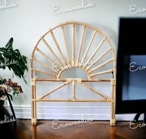 Cabecero de ratán hecho a mano de nuevo diseño con correas de ratán para dormitorio King y Queen Dormitorio principal Decoraciones de muebles - Product Image 5