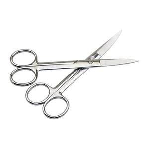 Ciseaux chirurgicaux manuels en acier inoxydable de 14 cm, pointe droite et incurvée, ciseaux EMT, instrument médical d'urgence - Product Image 1