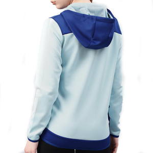 Sweat-shirt surdimensionné à la mode pour femmes Patchwork Design ample coton épais à capuche à manches longues avec Logo avant pour automne Streetwear - Product Image 4