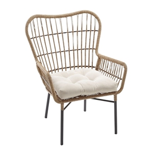 Muebles de aluminio y ratán combinados para proyecto de cafetería y hotel fabricados en Indonesia - Product Image 1