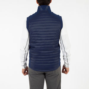 Chaleco acolchado de invierno para hombre con etiqueta privada personalizada, chalecos híbridos acolchados, prendas de vestir exteriores de secado rápido con logotipo y color personalizados - Product Image 2