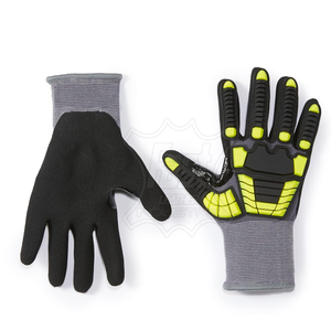 Chống sốc an toàn cơ khí găng tay mạnh mẽ xây dựng tác động găng tay mỏ dầu làm việc găng tay nitrileen420 - Product Image 4