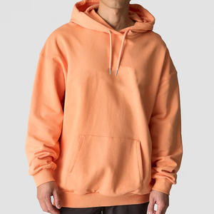 Concevez votre propre logo Sweats à capuche légers en coton mélangé Meilleure qualité Nouveau design Sweats à capuche surdimensionnés - Product Image 4