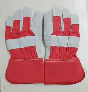 ถุงมือก่อสร้างหนังวัวควายเกรด AB ปลอดภัยสำหรับงานอุตสาหกรรม EN388ได้รับการรับรอง - Product Image 4