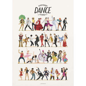 Producto de Diseño Abstracto Minimalista 'Everybody Dance Now' - Product Image 5