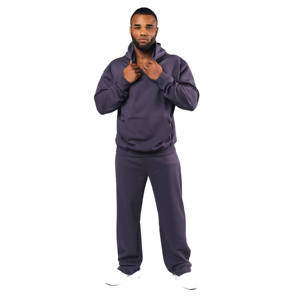 Conjunto Deportivo de Moda para Hombre, 100% Algodón, Sudadera con Capucha y Pantalones Jogger, Estilo Holgado, Conjunto de 2 Piezas - Product Image 1