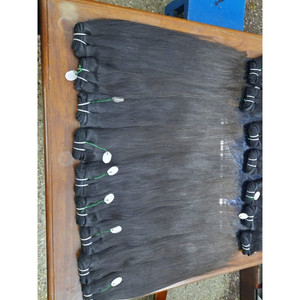 Extensions et mèches de cheveux humains de qualité supérieure indiennes, 100 grammes - Product Image 1