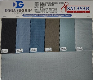 Tissu en polyester respirant organique avec motif hexagonal Style brossé pour T-shirts Production en vrac Impression Doublure en tissage propre - Product Image 2