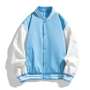 Chaqueta universitaria de moda de alta calidad hecha a medida para hombre, ropa informal de calle con estilo universitario, chaqueta universitaria de béisbol para hombre - Product Image 5