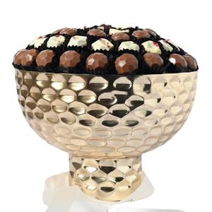 Modern Luxury Designer Table Top <b>Sweets</b> Candies Serving Bowl High Quality 3 Metal Eco Friendly Handmade Stand Chocolate Bowls - Product Image 6