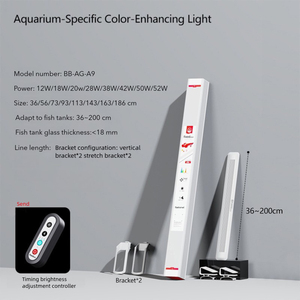 Lumière LED <span class=keywords><strong>pour</strong></span> <span class=keywords><strong>aquarium</strong></span> Red Dragon, amélioration de la couleur, trois couleurs primaires <span class=keywords><strong>pour</strong></span> perroquet, <span class=keywords><strong>poisson</strong></span> <span class=keywords><strong>rouge</strong></span>, koï, éclairage de réservoir de poissons - Product Image 6