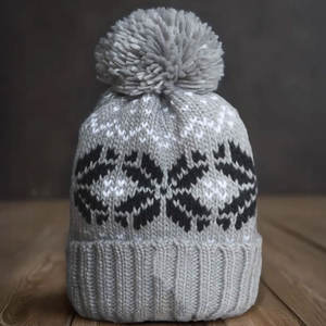 Fabricant de bonnets, broderie personnalisée, bonnets en acrylique jacquard tricotés, haute qualité, nouveau design d'hiver, unisexe, voyage - Product Image 2