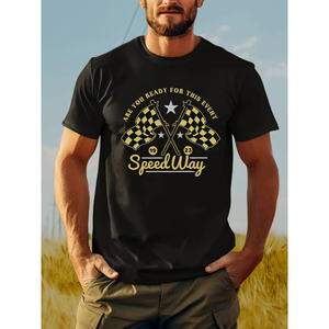 Camiseta de Ocio para Hombre KW MODA, Camiseta para Primavera/Verano, Modelo Estándar Estampado de un Solo Color KWDM01-1028a, Hecho en China - Product Image 1