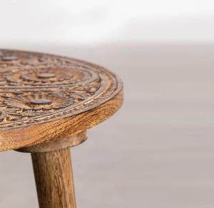 Acacia Wood Art Deco <b>Lift</b> Top Storage Coffee Table Rectangular Indian Made Living Room Decor for Diwali - Product Image 3