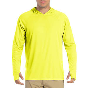 เสื้อตกปลามีฮู้ดแขนยาวของผู้หญิง UPF 50 100% โพลีเอสเตอร์แห้งเร็วป้องกัน UV ระเหิดกำหนดเอง - Product Image 1