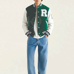 Chaqueta Letterman Urbana Moderna para Hombre, Ropa Exterior Informal y Cómoda, Diseñada para Viajes, Estilo Urbano y Uso Diario - Product Image 2