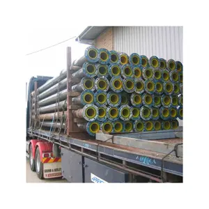 abrasion resistant steel pipe with fusion polyurethane lining or coating thermoplastic polyurethane PU lined pipe