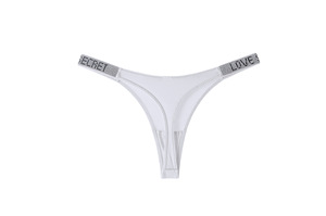 Slip perizoma con strass lucidi e sexy per fitness femminile, sport, sollevamento fianchi, vita bassa, taglio a vita alta - Product Image 6
