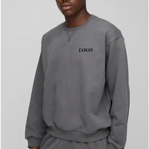 เสื้อสเวตเชิ้ตผู้ชาย สีพื้น ดีไซน์เรียบง่าย รับทำโลโก้ตามสั่ง สำหรับผู้ซื้อขายส่ง / ราคาถูก เสื้อผ้าลำลอง บริการ OEM แขนยาว - Product Image 1