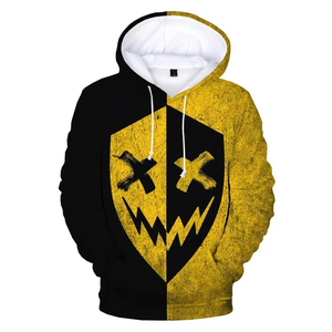 Sudadera con capucha personalizada, ligera, para Halloween e invierno, de forro polar sólido, 100% algodón, con impresión digital, ecológica y cómoda, para hombre. - Product Image 4